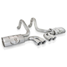 Load image into Gallery viewer, 2005-08 Corvette C6 (non Z06) Stainless Works Axleback Dual Turbo Chambered Mufflers Factory Connect