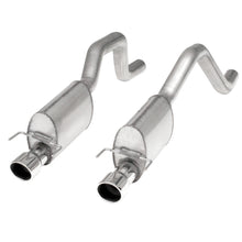 Load image into Gallery viewer, 2005-08 Corvette C6 (non Z06) Stainless Works Axleback Dual Turbo Chambered Mufflers Factory Connect