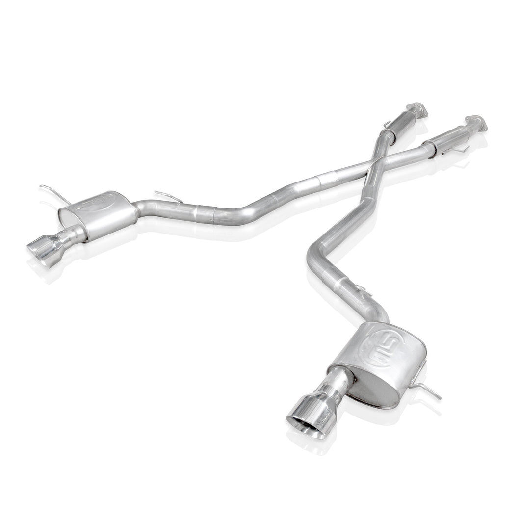 2012-2018 Jeep SRT8 Stainless Works Catback Dual Chambered Mufflers Factory Connect