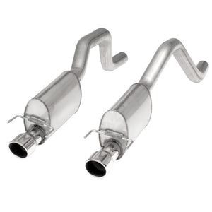 2005-08 Corvette C6 (non Z06) Stainless Works Axleback Dual Turbo Chambered Mufflers Factory Connect