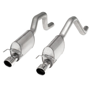 2006-13 Corvette Z06/Zr1 Stainless Works Axleback Dual Turbo S-Tube Mufflers Factory Connect